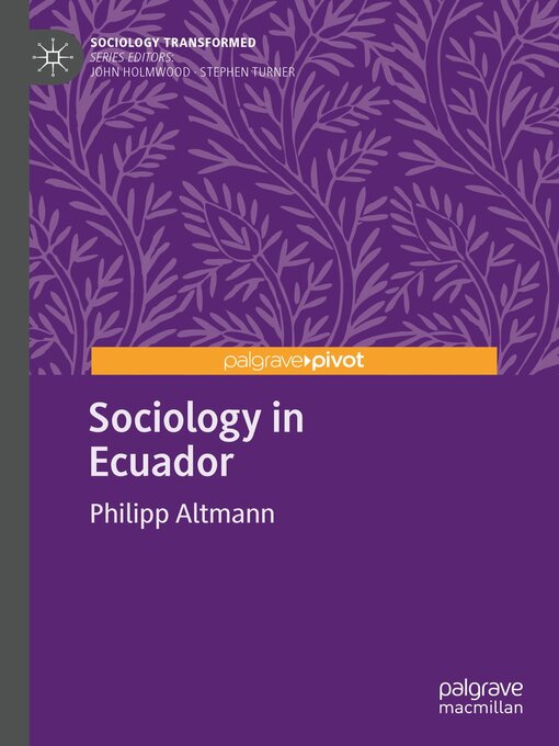 Title details for Sociology in Ecuador by Philipp Altmann - Available